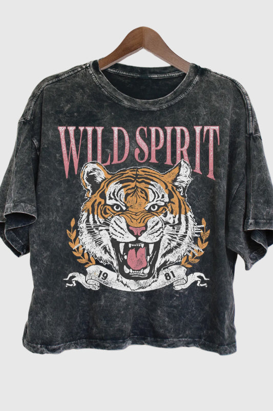 Wild Spirit Crop Tee