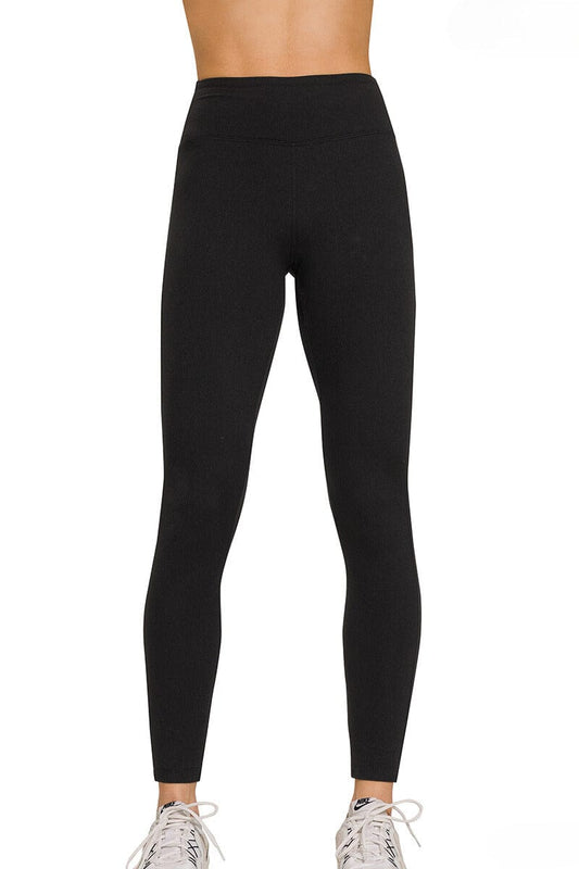 Zenana Black Leggings